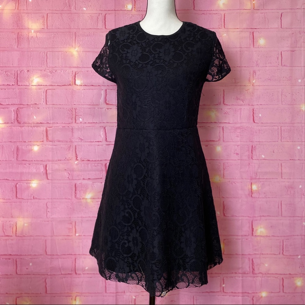 Forever 21 Black Casual Dress Size Large